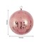 2 pcs 10" wide Rose Gold Glass Mirror Disco Balls Ornaments Wedding Decorations